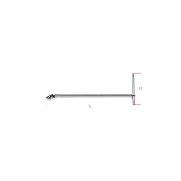 Beta 900/40 Quadro maschio 1/4" snodato a T 009000843