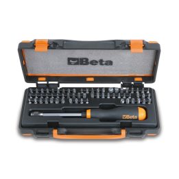 Beta 861/C61P 61 inserti per avvitatori e 1 portainserti magnetico a sgancio rapido (art. 861LP, 861PE, 861PH, 861PZ, 861TX, 861
