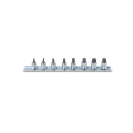 Beta 900ME/SB8 Serie di chiavi a bussola a mano maschio esagonale con attacco quadro femmina 1/4" cromate 009000518