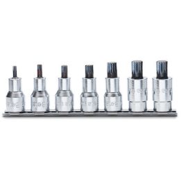 Beta 920XZN/SB7 Serie di 7 chiavi a bussola maschio a profilo XZN® (art. 920XZN) su supporto 009200579