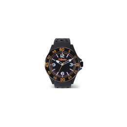 Beta 9593W Orologio analogico, cassa in plastica soft touch con ghiera in metallo, water resistant 3ATM, cinturino in silicone 0
