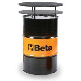 Beta 9565T Tavolo in lamiera d’acciaio con piano in legno multistrato di betulla verniciato. 095650200