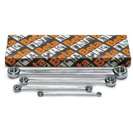 Beta 95FTX/S4 Serie di 4 chiavi doppie diritte per viti con teste a profilo Torx® (art. 95FTX) 000950325