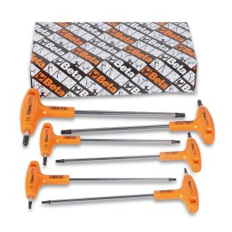 Beta 97TTX/S6 Serie di chiavi maschio piegate con impugnatura per viti con impronta Torx® cromate 000970791
