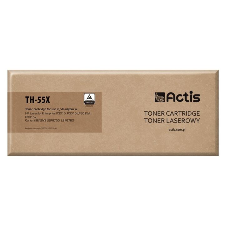 Actis TH-55X toner (sostituzione per HP 55X CE255X Canon CRG-724H Standard 12500 pagine nero)
