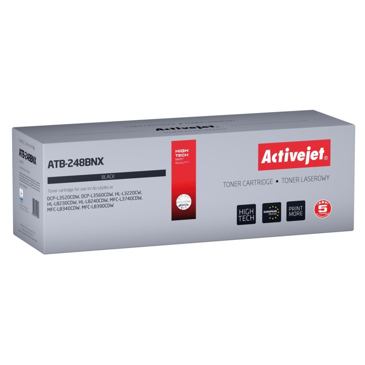 Activejet ATB-248BNX Toner (sostituisce Brother TN248XLBK Supreme 3000 pagine nero)