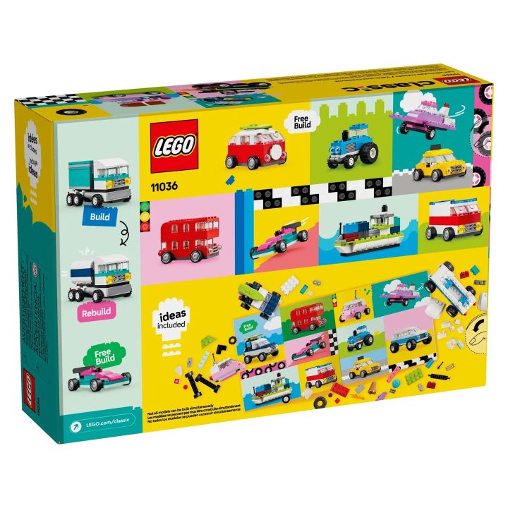 LEGO CLASSIC 11036 Veicoli creativi