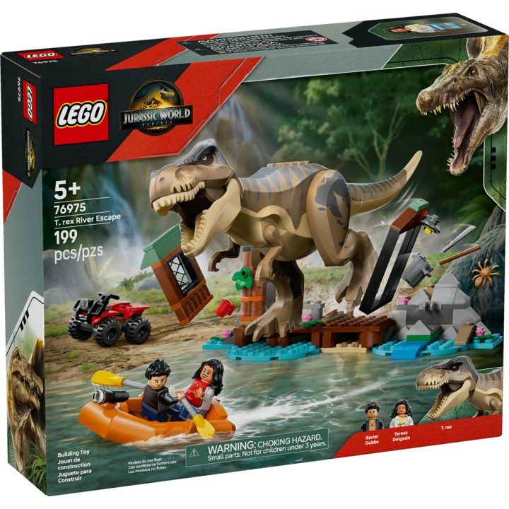 LEGO JURASSIC WORLD 76975 T-Rex Fuga dal Fiume