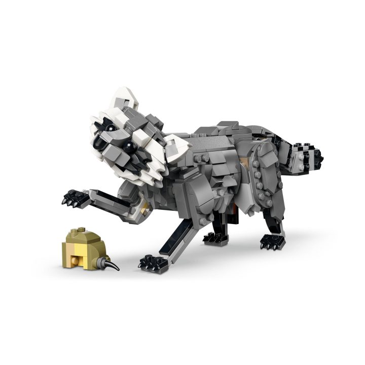 LEGO CREATOR 3 IN 1 31393 Animali della foresta: Lupo grigio