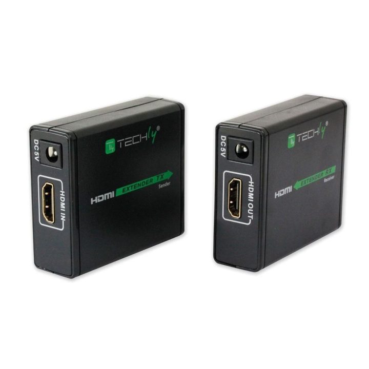 Techly Amplificatore HDMI Full HD fino a 60m di cavo Cat. 6 / 6A / 7 IDATA EXT-E70