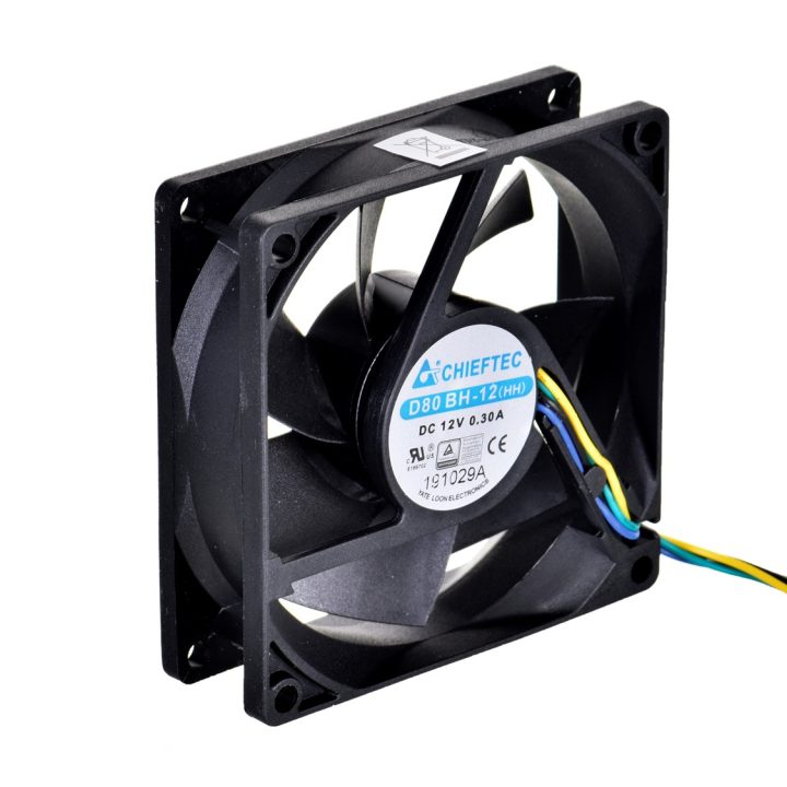 Chieftec AF-0825PWM componente di raffreddamento per computer Case per PC nero