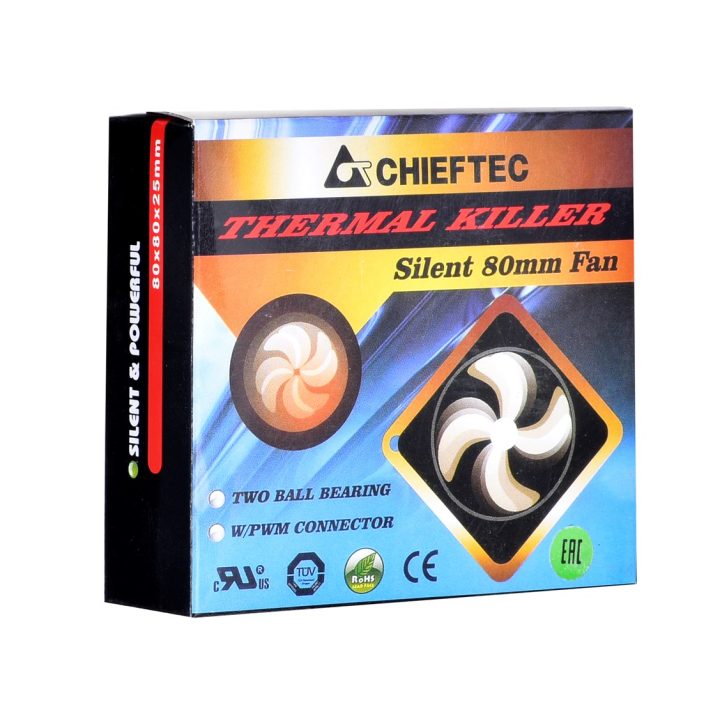 Chieftec AF-0825PWM componente di raffreddamento per computer Case per PC nero