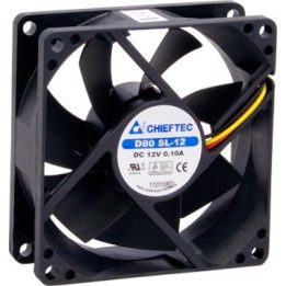Chieftec AF-0825S componente di raffreddamento per computer Case per PC nero