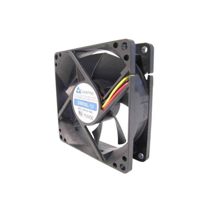 Chieftec AF-0825S componente di raffreddamento per computer Case per PC nero