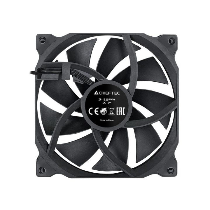Chieftec ZF-1225PWM sistema di raffreddamento ventola case per PC 12 cm nero 1 pc