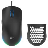 RAMPAGE MOUSE GAMING CON CAVO 12800DPI BLINK BLACK