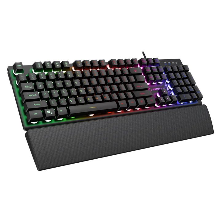 RAMPAGE FORTUNA GAMING SET TASTIERA CON MOUSE PAD E MOUSE