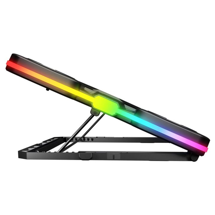 RAMPAGE GAMING GLACIER LAPTOP COOLING STAND nero