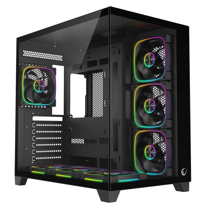 RAMPAGE PC CASE CON VETRO TEMPERATO nero