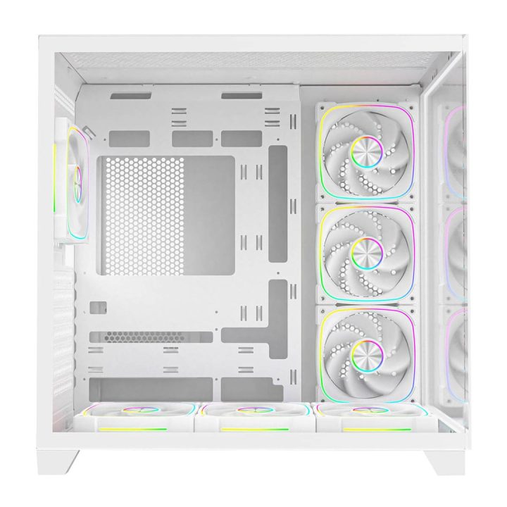 RAMPAGE PC CASE CON VETRO TEMPERATO bianco