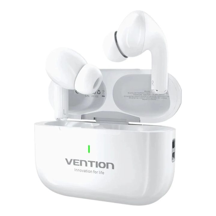 Vention Echo Lite E11 Headset stereo true wireless (TWS) open-ear per chiamate/musica USB Type-C Bluetooth bianco