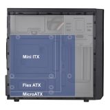 Akyga AK17BK Case per PC Micro Tower nero