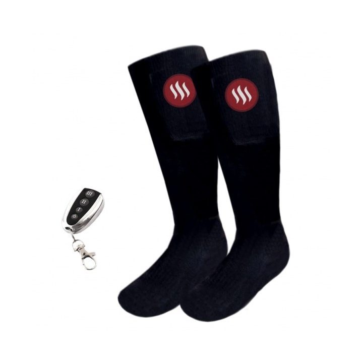 Glovii GQ2M calzino Calzini sportivi unisex Nero 1 paio(i)