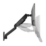 Maclean MC-332 Supporto a Parete per Monitor a Doppio Braccio 17-32 9kg max Supporto Schermo Computer