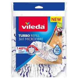Ricambio mocio con strizzatore Vileda TURBO 3in1 Microfiber 1 pz