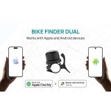 XD Connects Bike Finder Campanello Bici Dual con Localizzatore – Apple & Android Find (IPX6) P301.1401