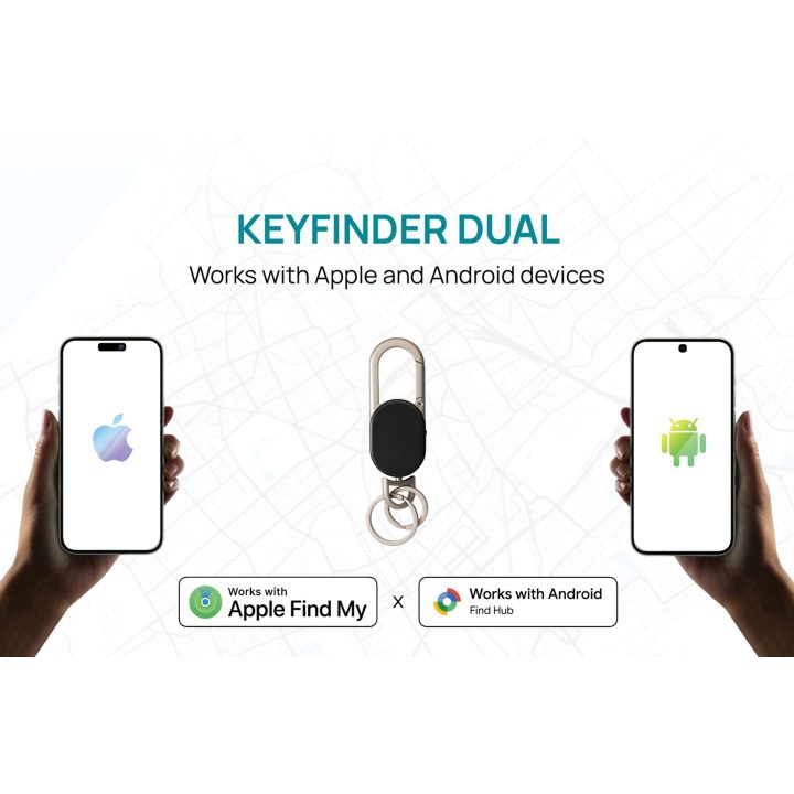 XD Connects Keyfinder Localizzatore Chiavi Dual – Apple & Android Find (P301.1601)