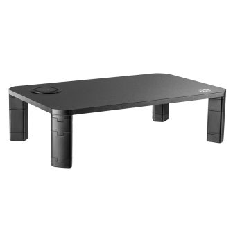 Ergo Office ER-415 Supporto monitor ripiano ricarica wireless Qi regolabile 17 - 32 20kg caricabatterie a induzione