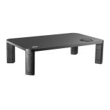 Ergo Office ER-415 Supporto monitor ripiano ricarica wireless Qi regolabile 17 - 32 20kg caricabatterie a induzione