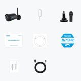 Reolink telecamera di sicurezza esterna a batteria Argus Series B320-B - 3MP con rilevamento persone/veicoli e audio bidireziona