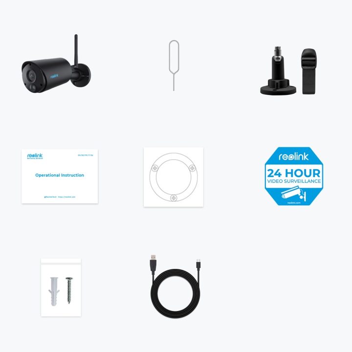 Reolink telecamera di sicurezza esterna a batteria Argus Series B320-B - 3MP con rilevamento persone/veicoli e audio bidireziona