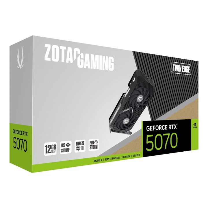 Zotac GAMING GeForce RTX 5070 Twin Edge NVIDIA 12 GB GDDR7
