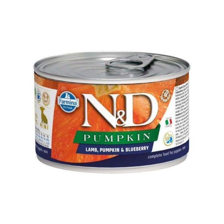 FARMINA N&D Puppy Lamb&Pumpkin&Blueberry - wet dog food - 140 g