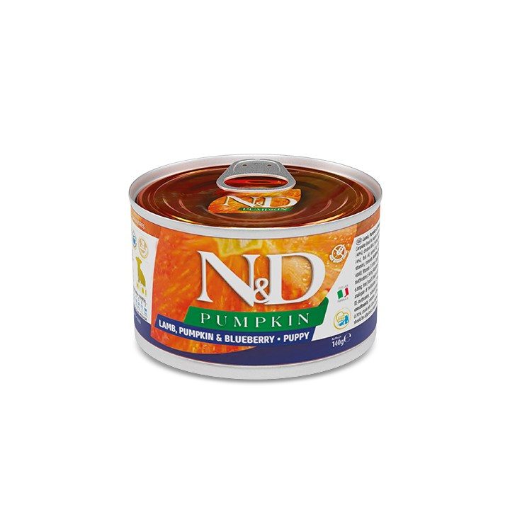 FARMINA N&D Puppy Lamb&Pumpkin&Blueberry - wet dog food - 140 g