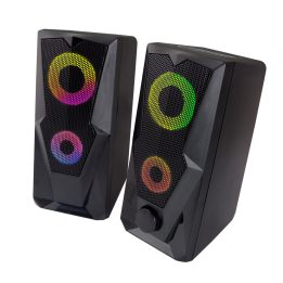 Esperanza EGS103 Altoparlanti 2.0 LED neri 6W