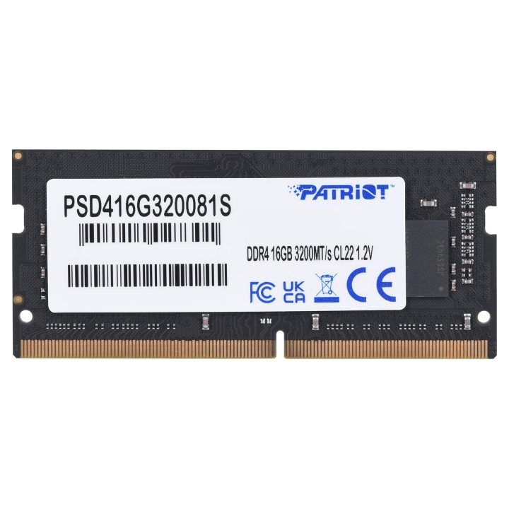 Patriot Memory Signature PSD416G320081S modulo di memoria 16 GB 1 x 16 GB DDR4 3200 MHz