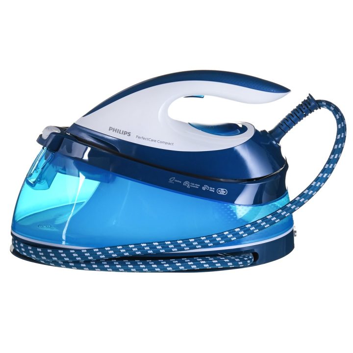 Philips GC7840/20 stazione di stiratura a vapore 2400 W 1.5 L SteamGlide piastra blu bianco