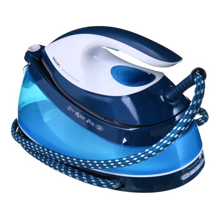 Philips GC7840/20 stazione di stiratura a vapore 2400 W 1.5 L SteamGlide piastra blu bianco