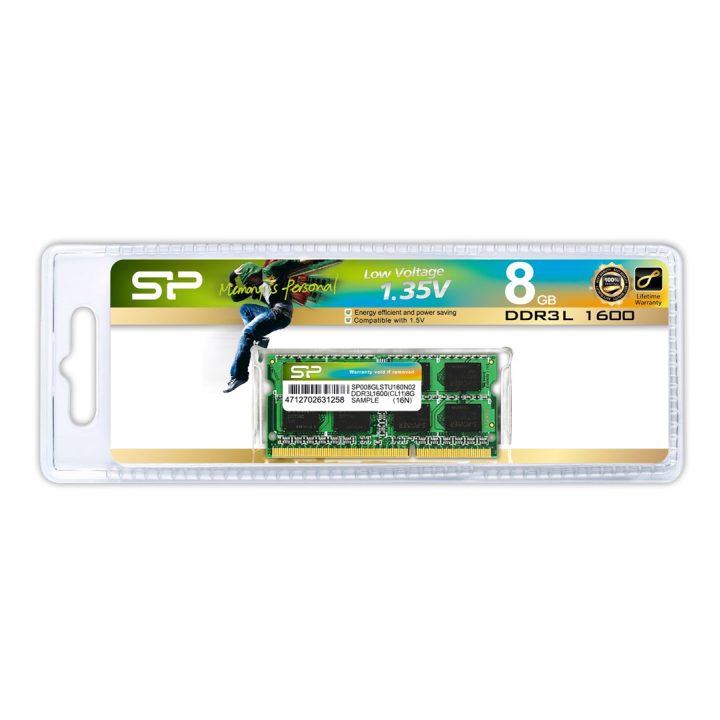 Modulo memoria Silicon Power 8GB DDR3L SO-DIMM 1 x 8 GB 1600 MHz