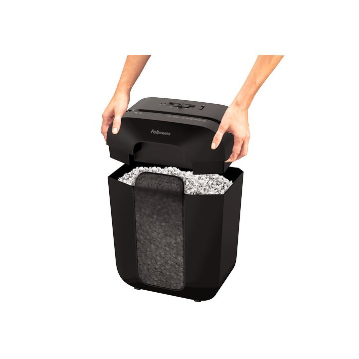 Fellowes Powershred LX41 paper shredder Particle-cut shredding Black