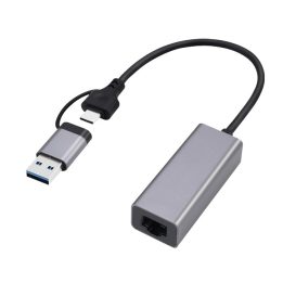 Gembird A-USB3AC-LAN2G-01 USB 2.5G Gigabit adattatore di rete grigio spazio