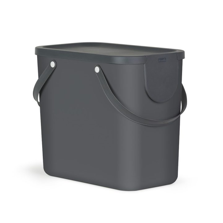ROTHO Albula antracite - contenitore raccolta differenziata - 25l