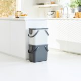 ROTHO Albula antracite - contenitore raccolta differenziata - 25l