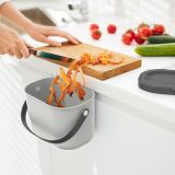 ROTHO Albula bianco - contenitore raccolta differenziata - 3 2l