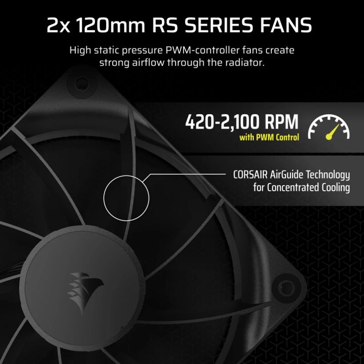 Corsair Nautilus 240 RS Scheda madre Raffreddatore Liquido All-in-one Nero