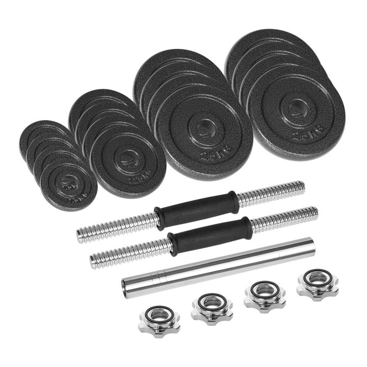 REBEL ACTIVE manubri regolabili in custodia 30 kg con bilanciere